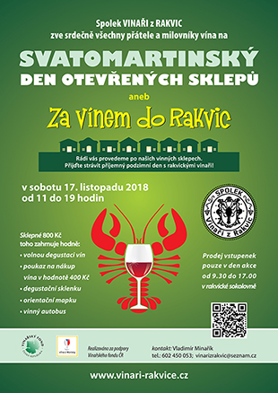 Vinaři z Rakvic - Otevřené sklepy podzim 2018 Vinaři z Rakvic - Otevřené sklepy podzim 2018